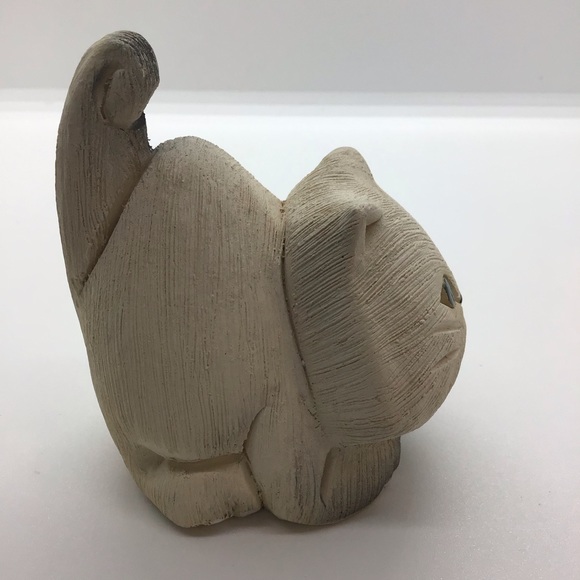 Vtg Artesania Rinconada Cat Kitten Feline Figurine Handmade Retired Uruguay - Picture 3 of 9